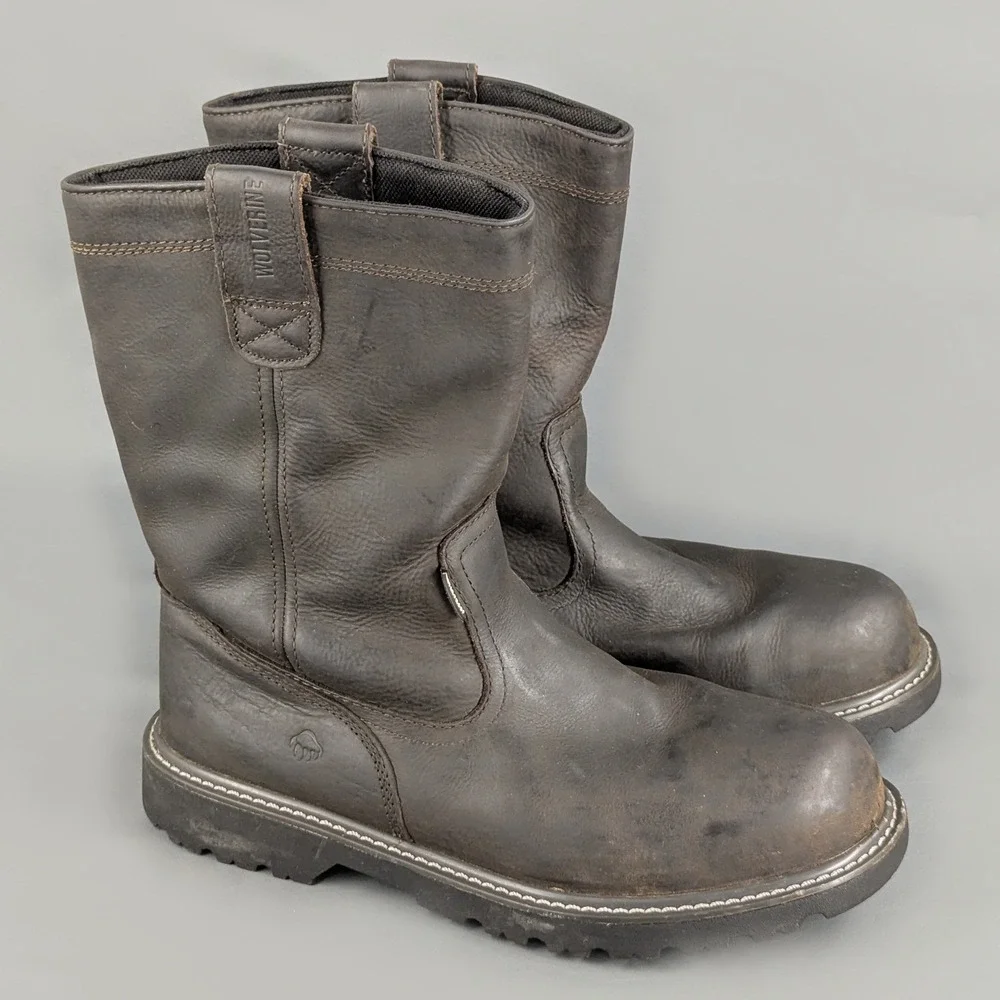 Wolverine W10680 I-90 EPX Waterproof Steel Toe Work Boots Brown Leather Mens 12M